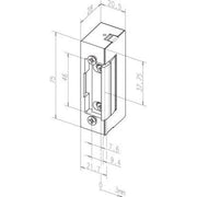 Assa Abloy effeff - Elektrischer Türöffner Elektro-Türöffner 17----------D11 ohne Stulp.6-12V
