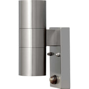 Gnosjö Konstsmide AL - Decken-/Wandleuchte Halogen Wandleuchte 7542-000 grau/eds m.BWM GU10