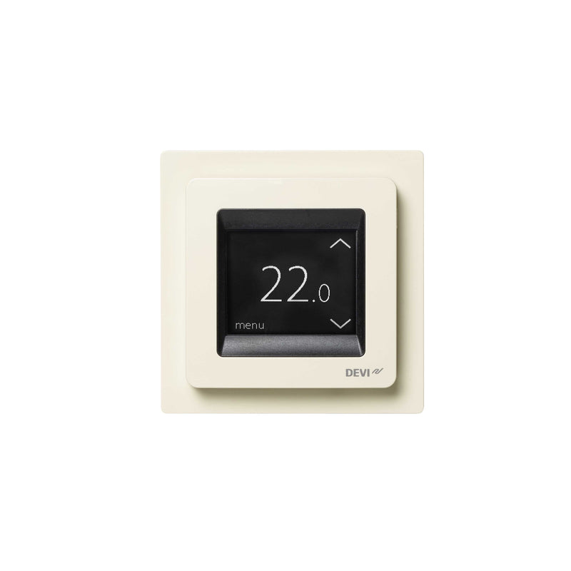 Danfoss - Raumthermostat/Uhrenthermostat Uhrenthermostat DEVIreg Touch ws Touch-Display