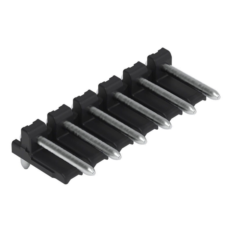 WAGO GmbH & Co. KG - Leiterplattensteckverbinder THT-Stiftleiste Lötstift 2091-1727 1,0mm,abgewinkelt,sw − 400 Stück
