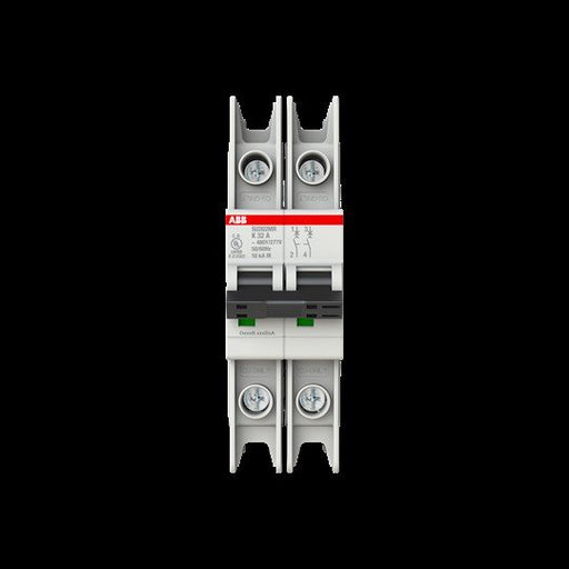 ABB Stotz S&J - Leitungsschutzschalter Sicherungsautomat SU202MR-K32 10kA, 32A, 2P, RTT