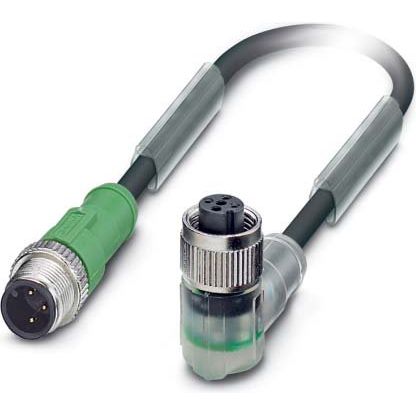 Phoenix Contact - Konfektioniertes Sensor-Aktor-Kabel Sensor-Aktor-Kabel M12 5m SAC3PM12 #1698042 Steck-Winkebuch.,LED