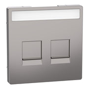 Merten - Einsatz/Abdeckung für Kommunikationstechnik Zentralplatte MEG4564-6050 für Modular Jack