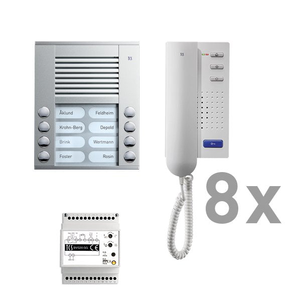 TCS Tür Control - Türsprech-Set audio:pack PES08 ISH3030 PAAH082/001 8Tasten AP