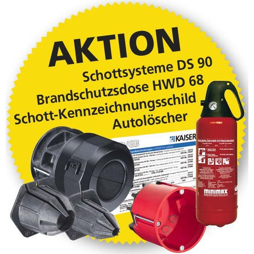 Kaiser - Brandabschottung Paket Brandschutz 6000-34