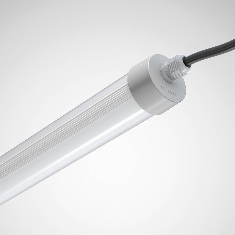 Trilux - Decken-/Wandleuchte LED-Feuchtraumleuchte Tugra12 PL #7974840 840, grau