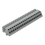 WAGO - Kabelsteckverbinder für Leiterplattensteckverbinder 1-Leiter Federleiste 731-519/008-000 CAGECLAMP 2,5mm²,gr − 10 Stück