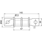 DEHN - Schutz-/Trennfunkenstrecke für Blitzschutz Dachständer-Funkenstrecke DSFS m.Langlo.13x11 IP54