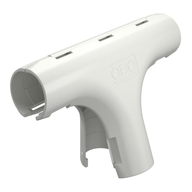 OBO Bettermann - T-Stück/Kreuzstück für Installationsrohr Quick-Pipe-T-Stück 3000 TMS M20 RW − 5 Stück