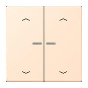 Jung - Bedienelement intelligent Taster mit Pfeilsymbolen BT LC 17102 P 238 terre sienne pale