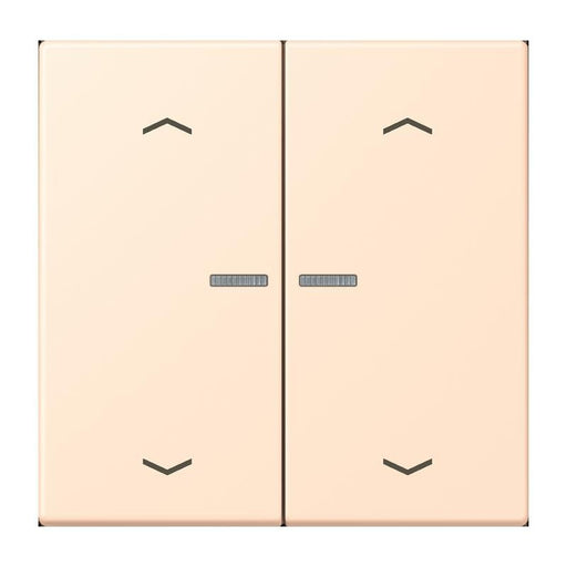 Jung - Bedienelement intelligent Taster mit Pfeilsymbolen BT LC 17102 P 238 terre sienne pale