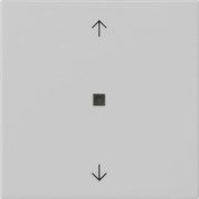 Gira - Bussystem-Tastwippe KNX RF Bedienaufsatz 1-f. 5105015 Grau