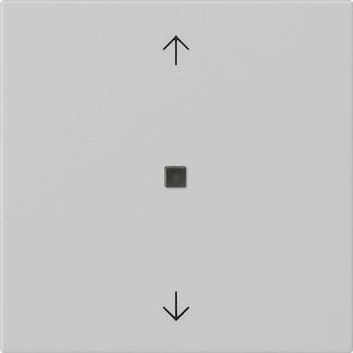 Gira - Bussystem-Tastwippe KNX RF Bedienaufsatz 1-f. 5105015 Grau