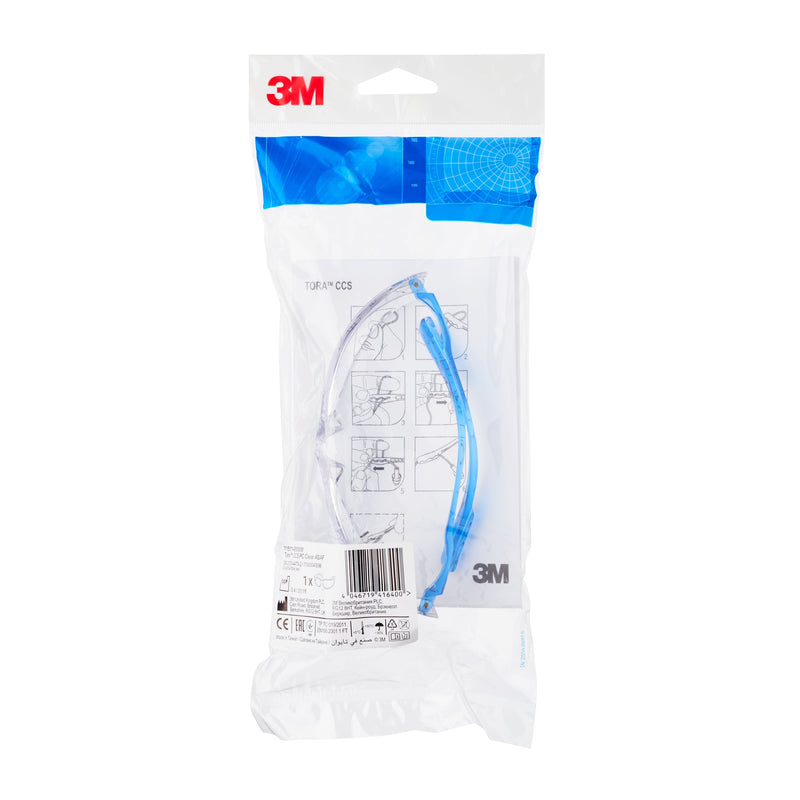 3M - Schutzbrille TORACCS AS,AF,UV,PC,klar − 20 Stück