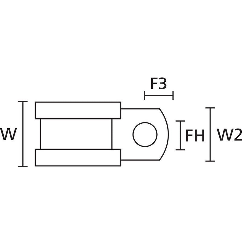 HellermannTyton - Befestigungsschelle für Kabel/Rohre Befestigungsschelle ALU15C-ALUCR-NABK-C1 − 100 Stück