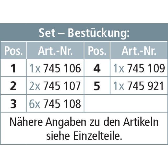 DEHN - Erdungs- und Kurzschließvorrichtung E+K-Vorrichtung-Set EKV ÜGK MB S f.Übergangskasten