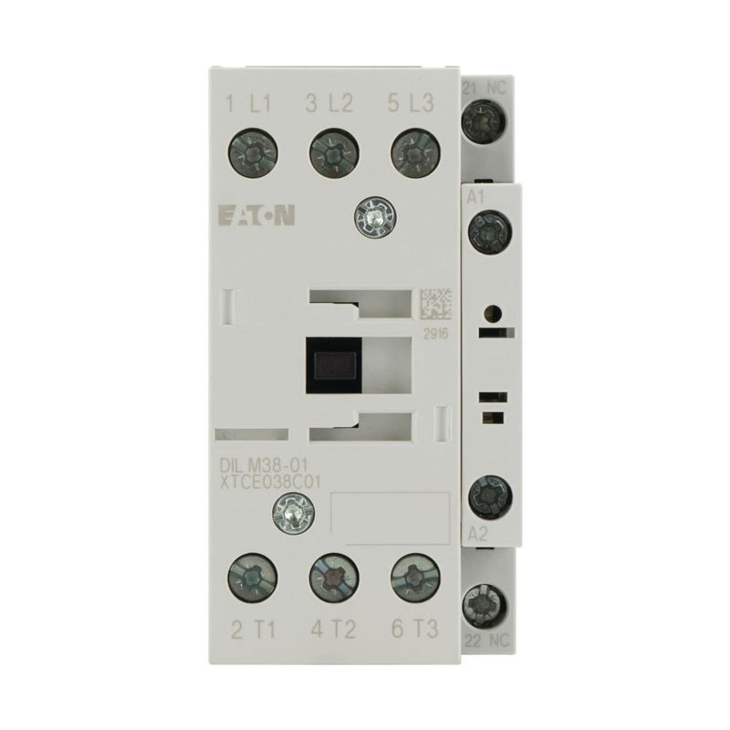 Eaton - Leistungsschütz zum Schalten von Wechselstrom Leistungsschütz DILM38-01(RDC24) 18,5kW/400VDC