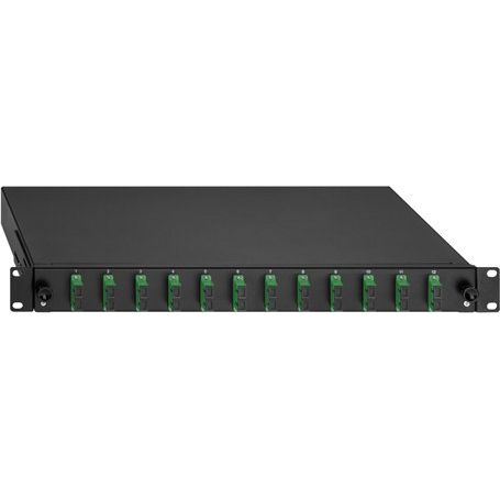 Rutenbeck - Patchpanel LWL BasicLine Spleissbox 2280309240 24xSC-D OS2 APC grün