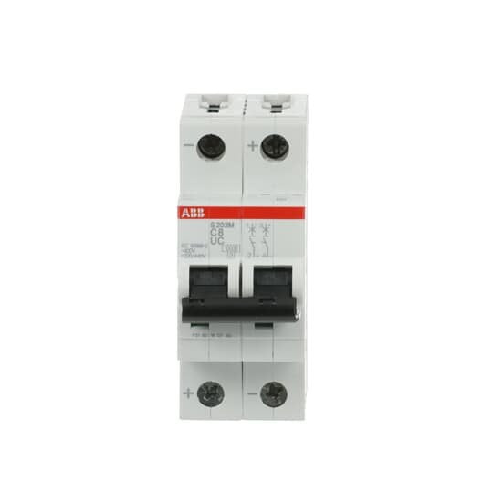 ABB Stotz S&J - Leitungsschutzschalter Sicherungsautomat S202M-C8UC 10 kA, 8 A, 2P