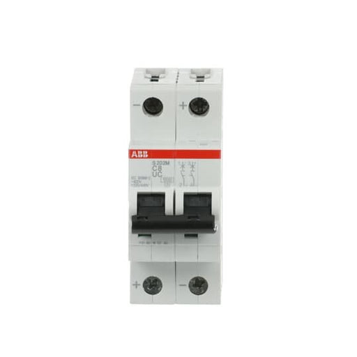 ABB Stotz S&J - Leitungsschutzschalter Sicherungsautomat S202M-C8UC 10 kA, 8 A, 2P
