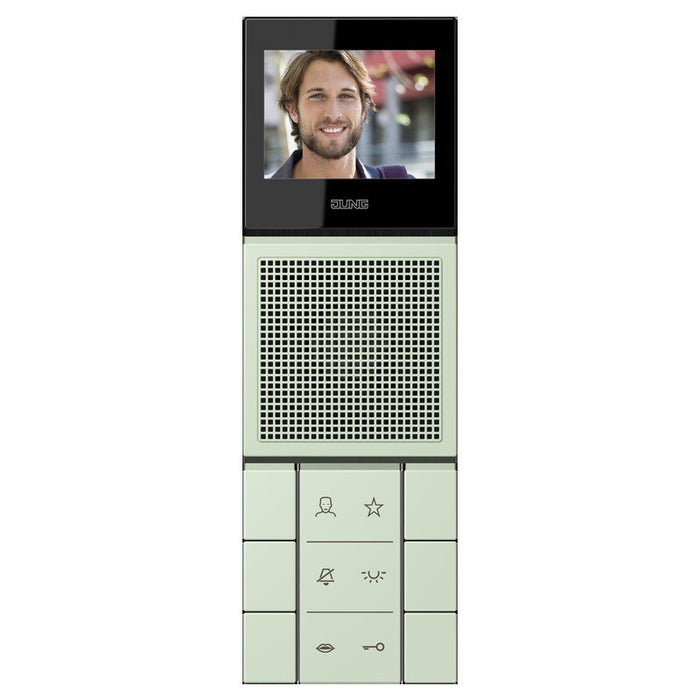 Jung - Innenstation für Türkommunikation SIB Video-Innenstation SI VI LC 627 218 LS 32042  − 1 Stück
