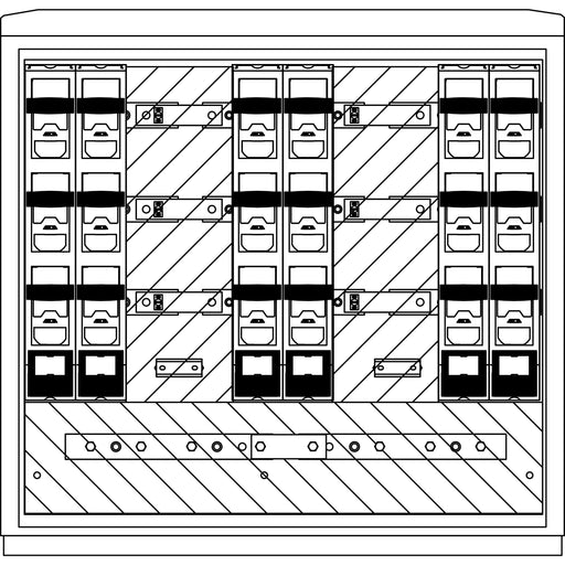 Elsta Mosdorfer - Zähler-Komplettschrank Wandlerschrank Freiluft WS825.S5.N22231 WS A850-2 S5 500A