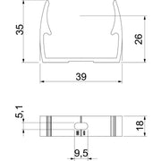 OBO Bettermann - Rohrschelle Quick-Schelle ALQ M32 M32 − 50 Stück