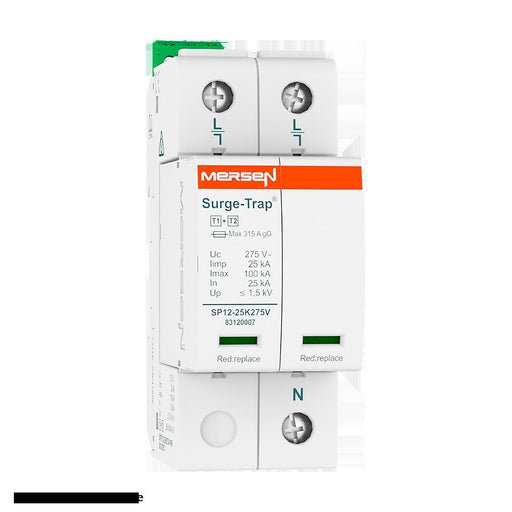 Mersen - Blitzstromableiter für Energietechnik Überspannungsableiter STPT12-25K275V-1P Typ1+2 25kA Uc275V