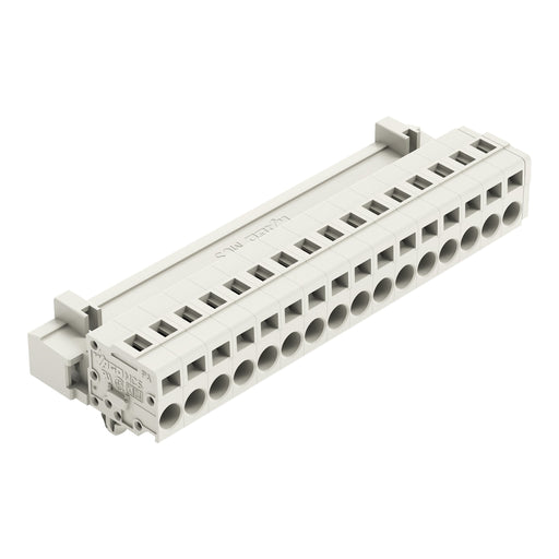 WAGO - Kabelsteckverbinder für Leiterplattensteckverbinder 1-Leiter-Stiftleiste 721-616/018-000 CAGECLAMP,2,5mm²,lgr − 25 Stück