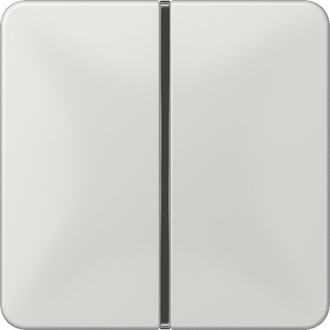 Jung - Abdeckung/Bedienelement für Installationsschalterprogramme Tastensatz 1-fach lgr CD 401 TSA LG komplett − 1 Stück