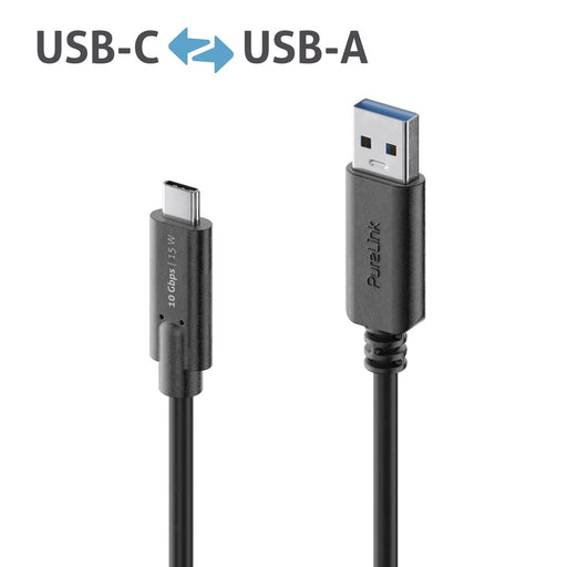 PureLink - PC-Kabel USB-C>A Kabel 1m IS2611-010 iSerie,3.1