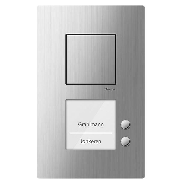 TCS Tür Control - Türstation für Türkommunikation Audio Außenstation si CAE1002-0150 2Tasten 1reihCAE1002