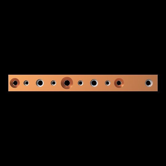 Striebel&John - Sammelschiene Kupferschiene lose ZX2520 30x10mm, L:274mm