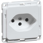 Peha - Schalter-/Steckdosenkombination Steckdose Schweiz SEV D 6771.19 CH SI EB,erh.Berührs., sw