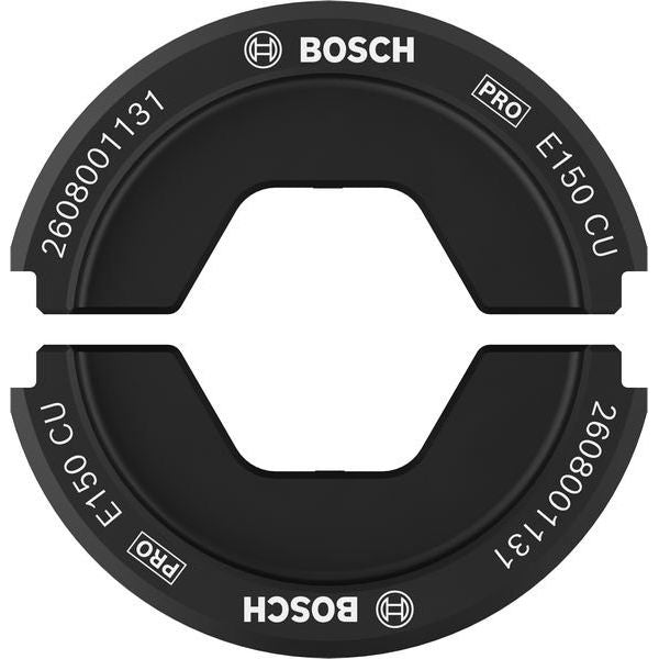 Bosch - Einsatz für Presswerkzeug Kabelschuhe/Verbinder, Aderendhülsen, Schirmanschluss PRO Presseinsatz, E150 CU, 2608001131 150 mm², Kupfere