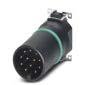 Phoenix Contact - Rundsteckverbinder, feldkonfektionierbar (Industriesteckverbinder) Einbausteckverbinder SACC-CIP-M12#1412001 − 100 Stück