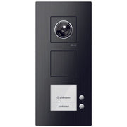 TCS Tür Control - Türstation für Türkommunikation Video Außenstation CAE2102-0156 2 Tasten, re, AP sw
