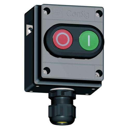 Stahl - Befehls- und Meldegeräte-Kombination im Gehäuse Befehlsgerätesystem 130825 Reihe ConSig 8040 − 1 Stück by Stahl
