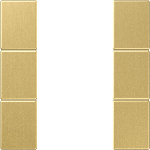 Jung - Abdeckung/Bedienelement für Installationsschalterprogramme Tastensatz, 3fach ME 2503 TSA C komplett − 1 Stück