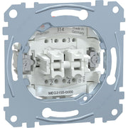 Merten - Taster Doppeltaster-Einsatz 2S MEG3155-0000 1-pol.10A 250V AC