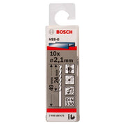 Bosch - Bohrer PRO Metal HSS-G 2608585475 Spiralbohrer 2,1 x