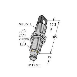 Turck - Ultraschall Taster Ultraschallsensor RU40UM18MSLFXH1151