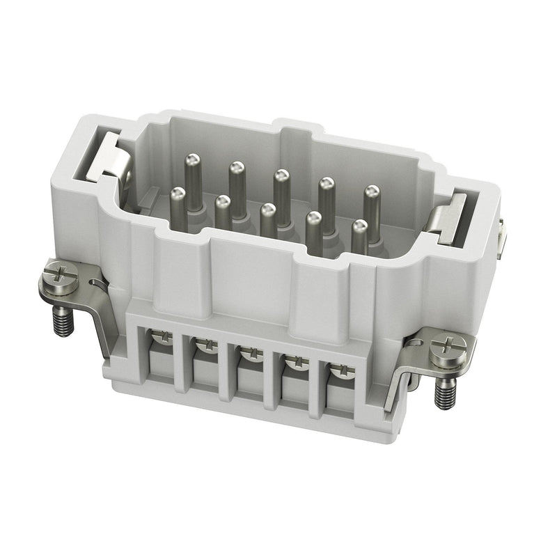 Walther Werke - Kontakteinsatz für Rechtecksteckverbinder Stifteinsatz B10 710774 0,5-4qmm 20-12AWG