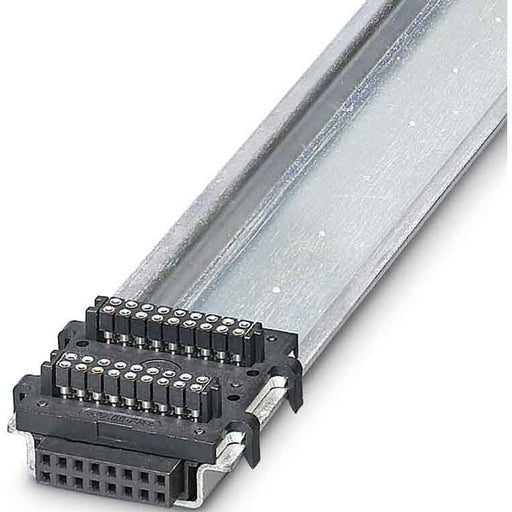 Phoenix Contact - Kabelsteckverbinder für Leiterplattensteckverbinder Tragschienenbusverbinder HBUS 35,6-16P-2S BK − 10 Stück