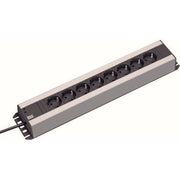 Bachmann - Mehrfachsteckdose 19Zoll Steckdosenleiste 8f 300.006 Schutzk.,35Grad