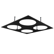 LTS Licht&Leuchten - Mechanisches Zubehör/Ersatzteile für Leuchten Einbaurahmen SCER 6.400 sw schwarz
