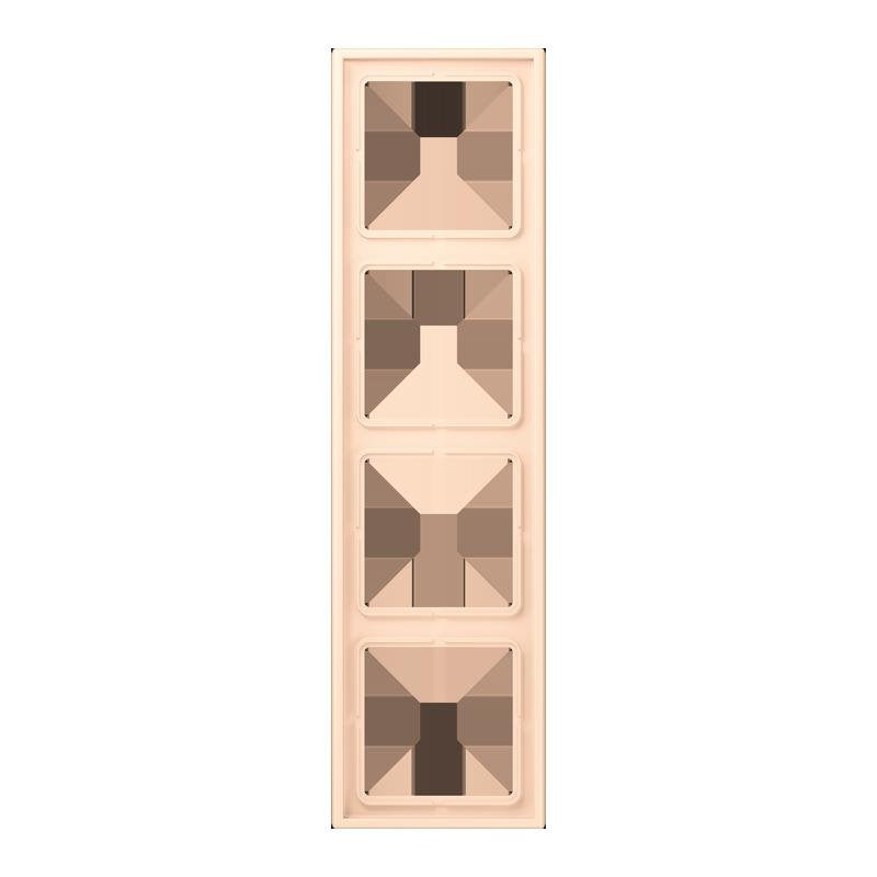 Jung - Abdeckrahmen Rahmen 4-fach LC 984 238 terre sienne pale