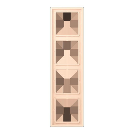 Jung - Abdeckrahmen Rahmen 4-fach LC 984 238 terre sienne pale
