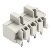 WAGO - Leiterplattensteckverbinder THT-Stiftleiste Lötstift 721-434/001-000 1,0x1,0,abgew.,lgr − 200 Stück