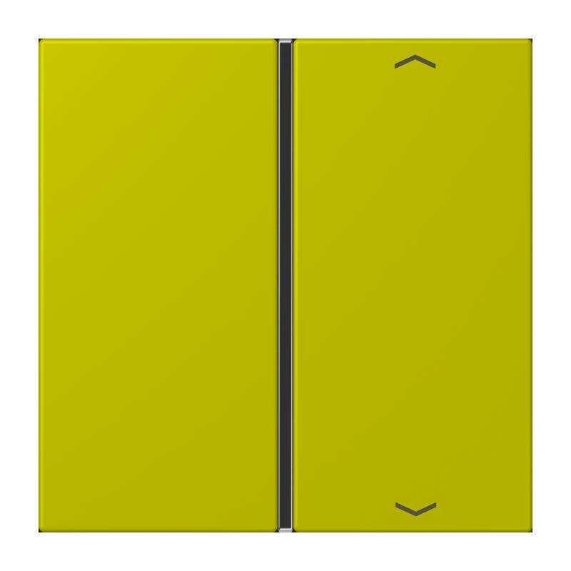Jung - Abdeckung/Bedienelement für Installationsschalterprogramme Taste 1fach m. Pfeilsymb. LC 401 TSAP 249 vert olive vif